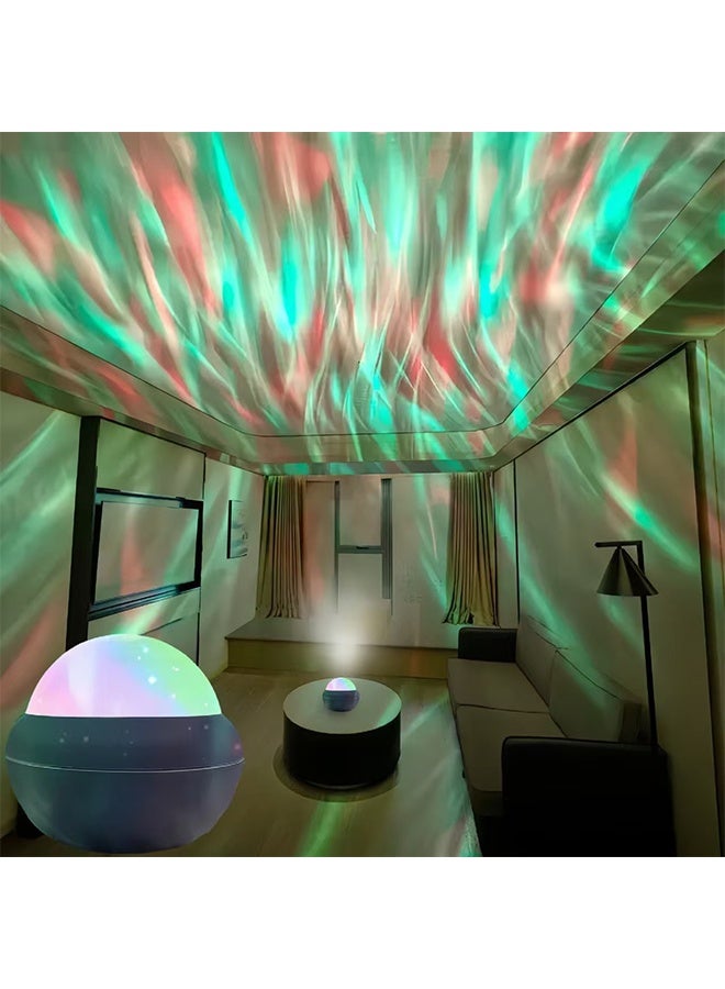 Northern Lights Projector with Multiple Effects of Galaxy Light Rotatable, Comes with A Remote Control for Game Rooms, Parties, Light Projector for Bedroom, led Light Projector for Room Home Decorations - Image 2